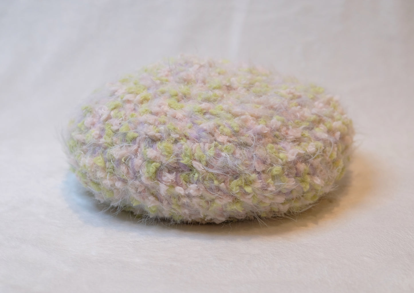 Handmade Textured Beret Matcha