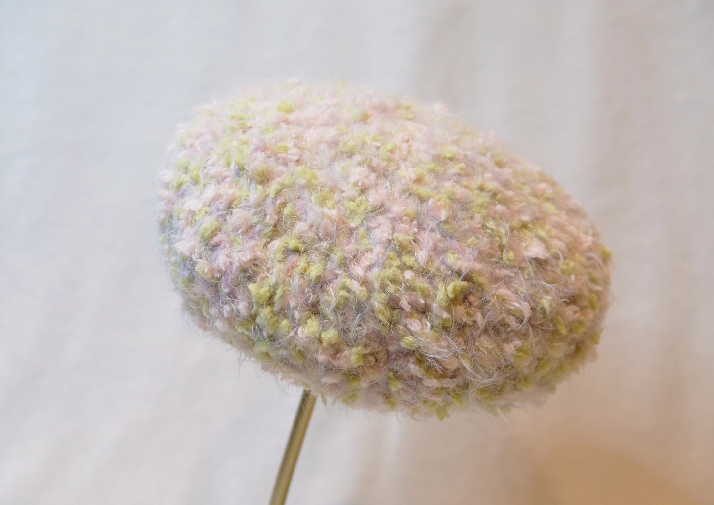 Handmade Textured Beret Matcha