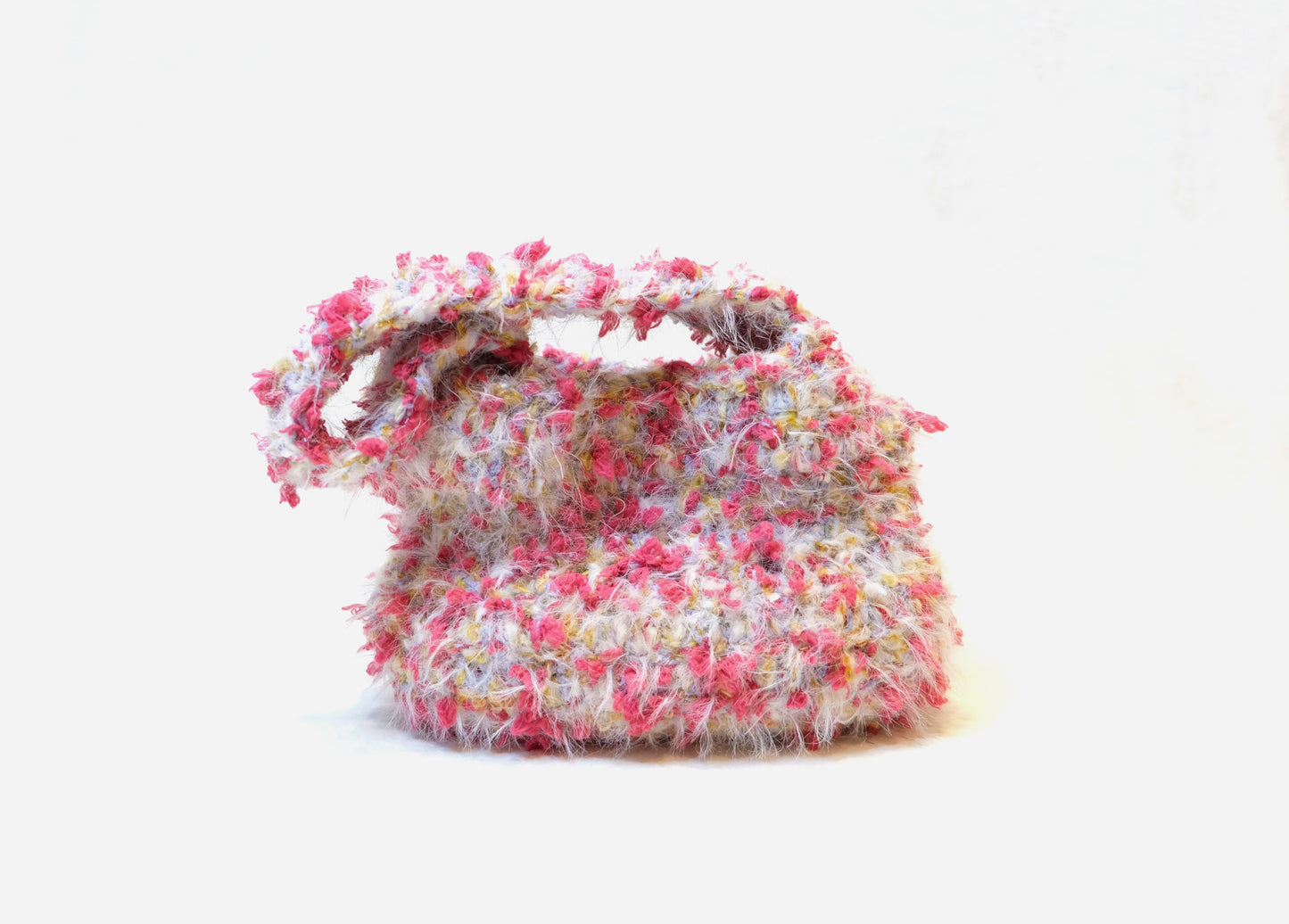 Handmade Textured Handbag Rose