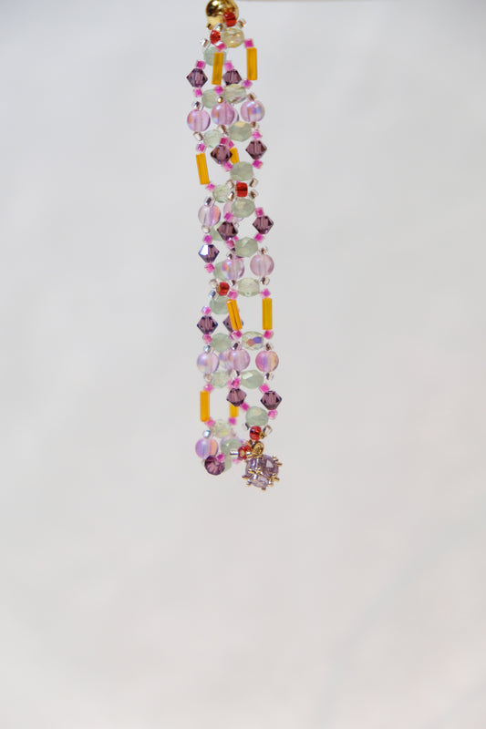 One-of-a-kind Handcrafted Crystal Bracelet Bouquet