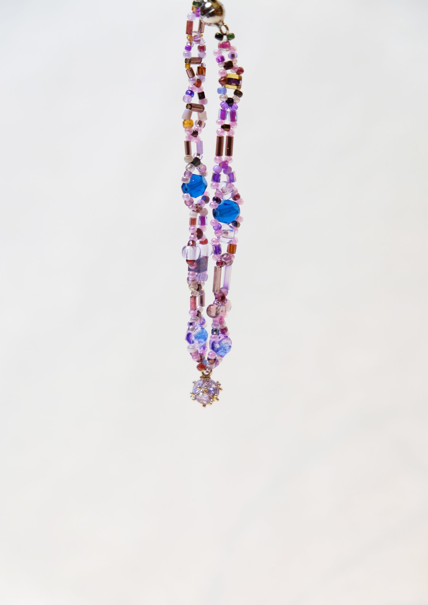 One-of-a-kind Handcrafted Crystal Bracelet Wildgrape