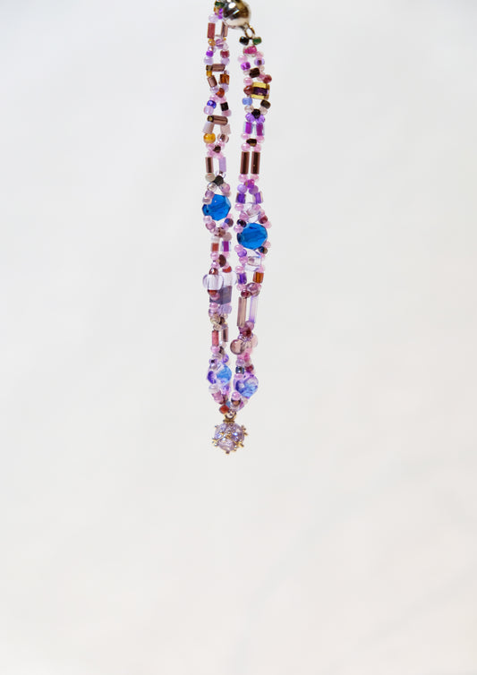 One-of-a-kind Handcrafted Crystal Bracelet Wildgrape