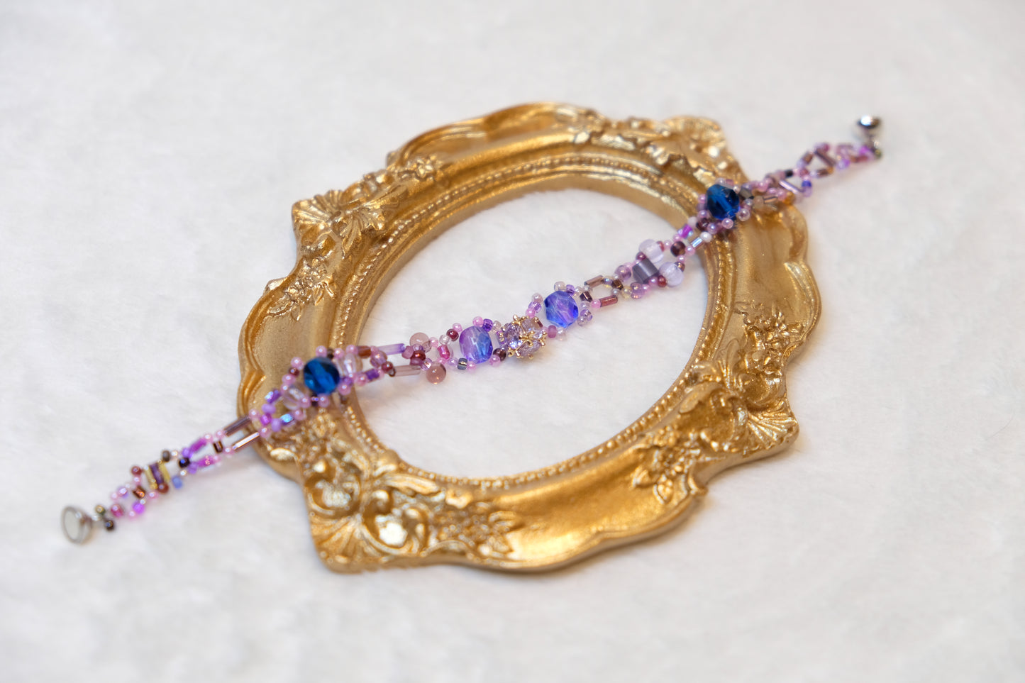 One-of-a-kind Handcrafted Crystal Bracelet Wildgrape