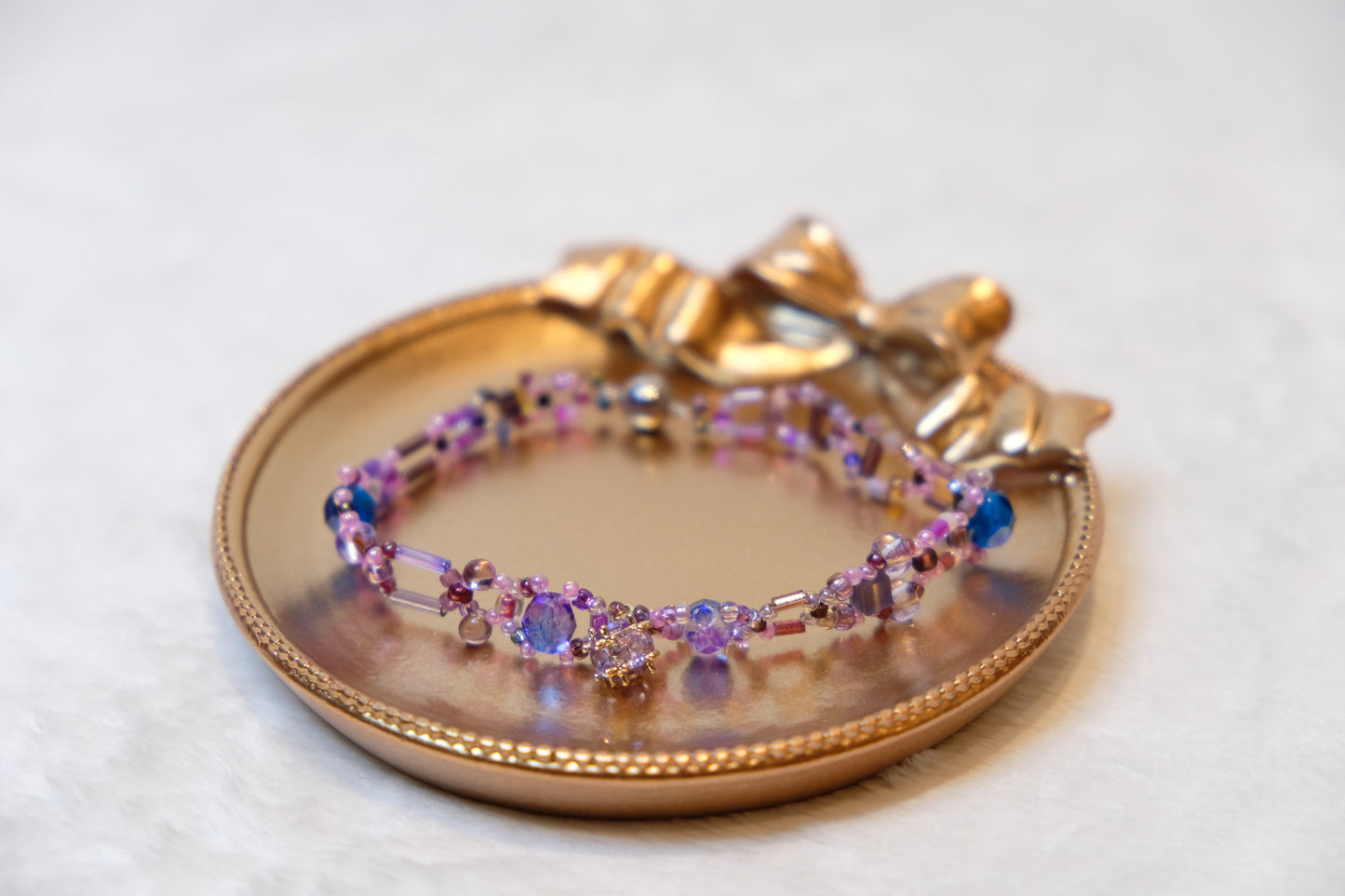 One-of-a-kind Handcrafted Crystal Bracelet Wildgrape