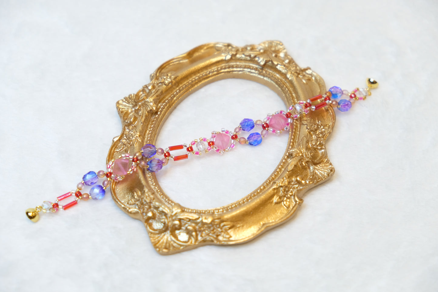 One-of-a-kind Handcrafted Crystal Bracelet Icetea