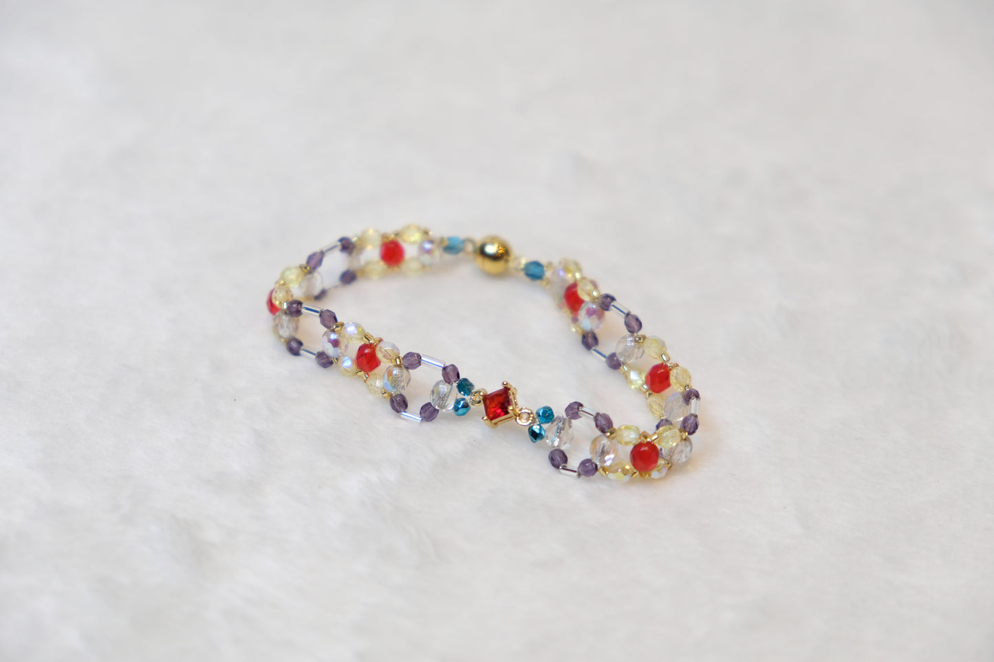 One-of-a-kind Handcrafted Crystal Bracelet Eve