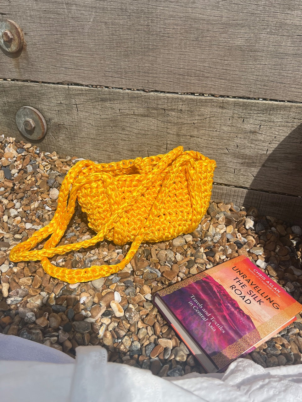 Summery Basket Handmade Crossbody Bag